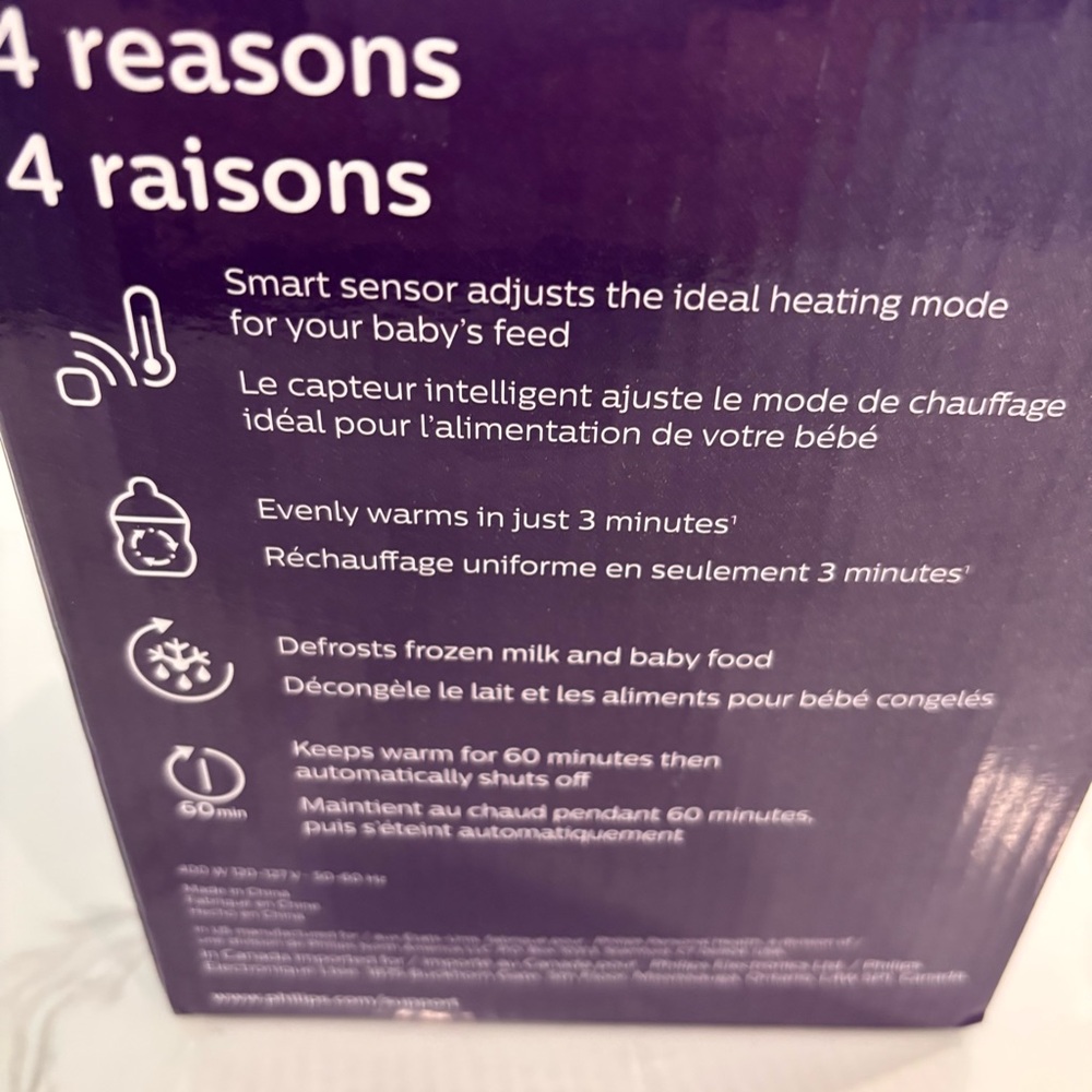 NWT Philips Avent Premium Fast Bottle Warmer-Smart Temp Controlps bottle warmer - Picture 6 of 8